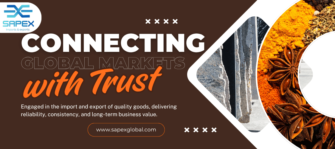 SAPEX IMPORTS AND EXPORTS Banner