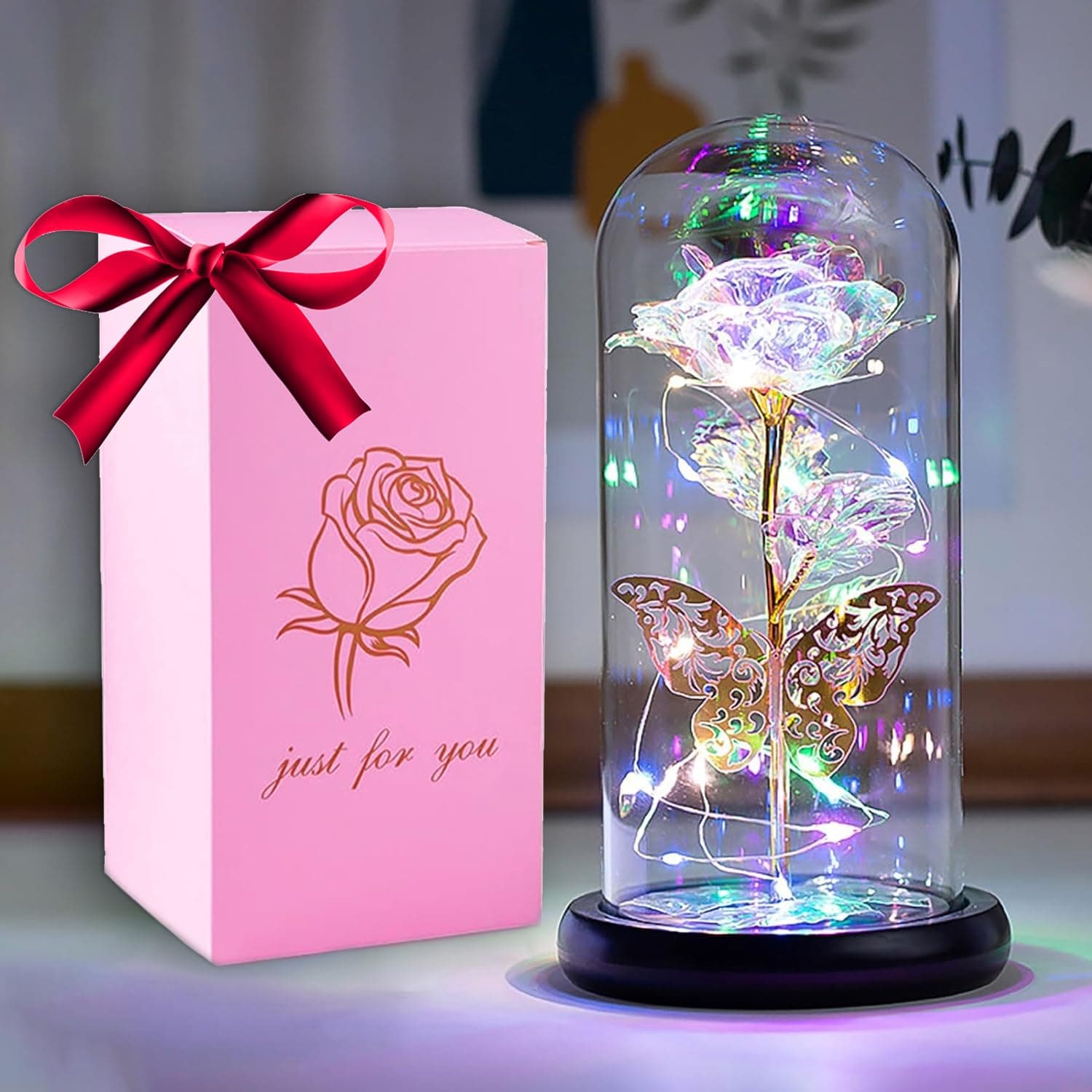 Galaxy Rainbow Rose