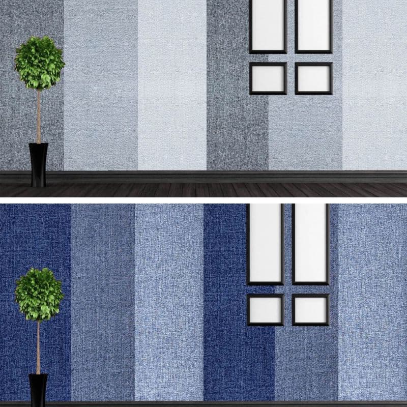Handmade Fabric Wall