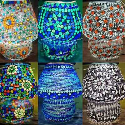 Mosaic table lamp