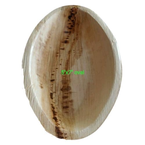 Disposable Plate 5x7 Oval