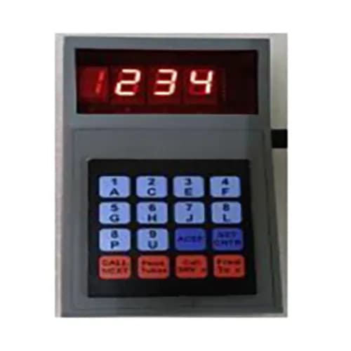 Wall Mounted Red Token Number Display Wireless Wired Remote Controlled for Advertising