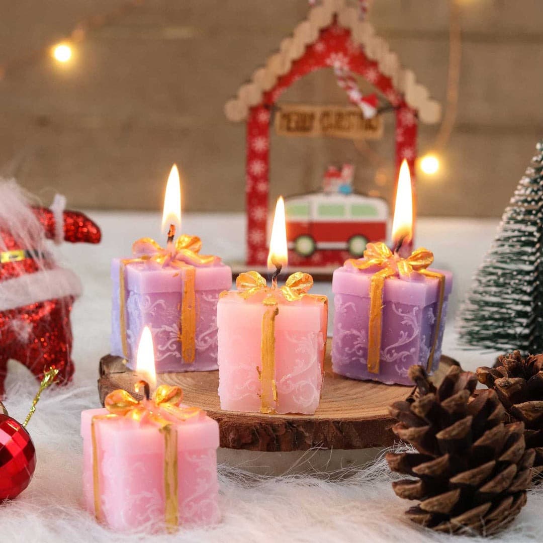 Festive gifting candles
