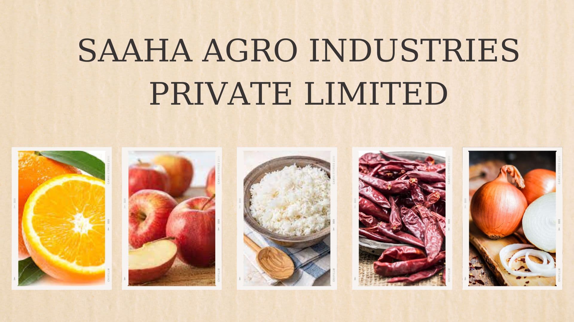 SAAHA AGRO INDUSTRIES PRIVATE LIMITED Banner