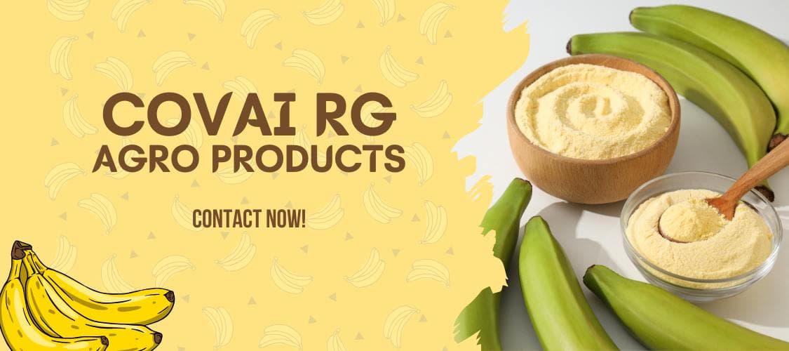 COVAI RG AGRO PRODUCTS BANANA POWDER Banner
