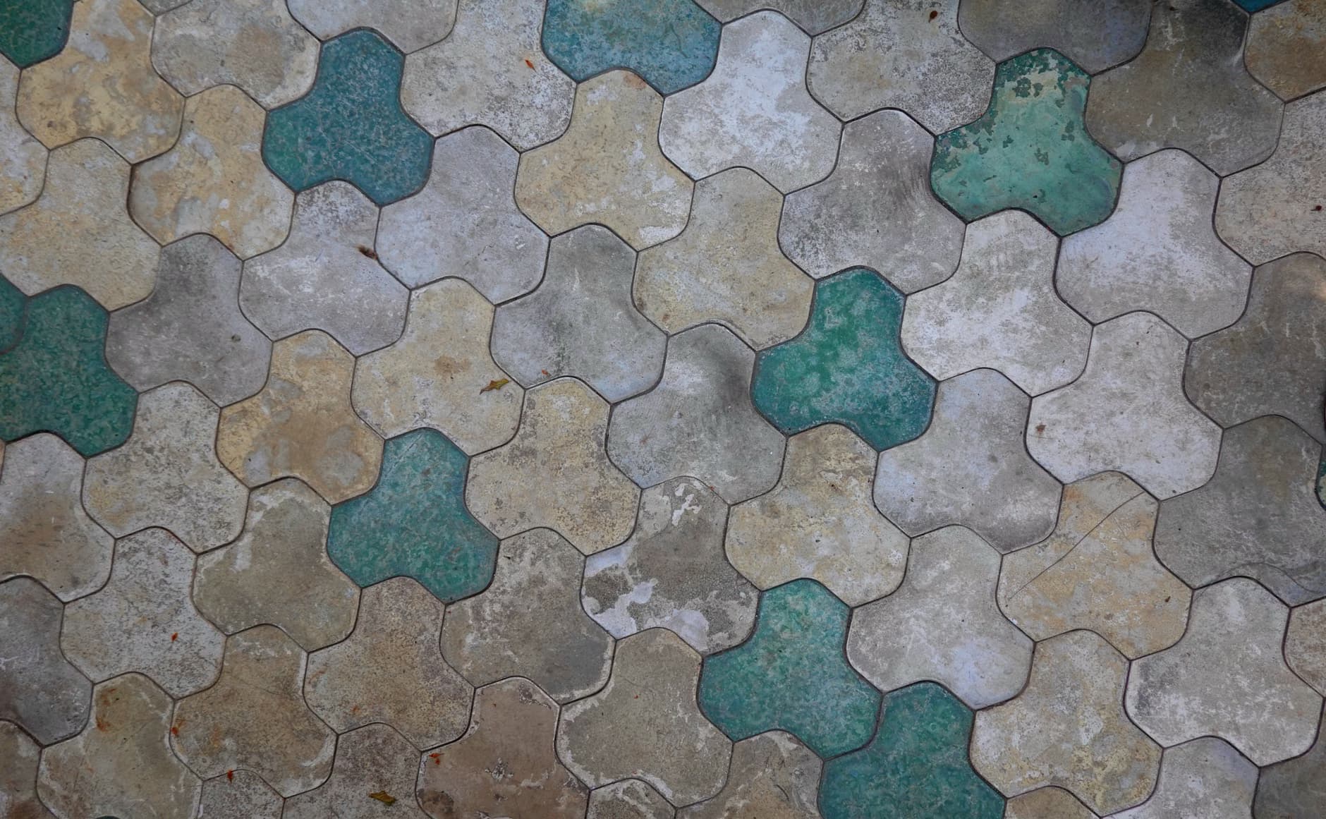cement parking tiles