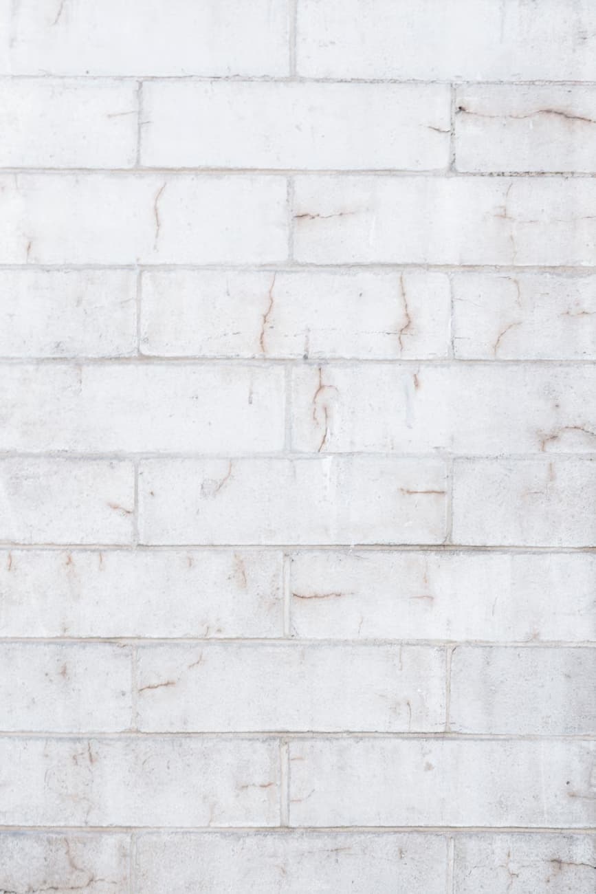 White stone wall panel