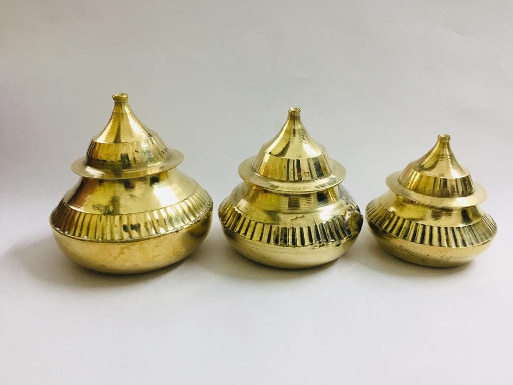 Brass Kumkum Box