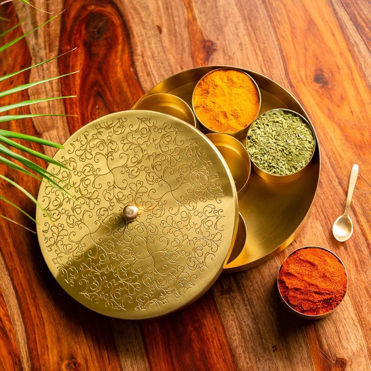 Brass Spice Box