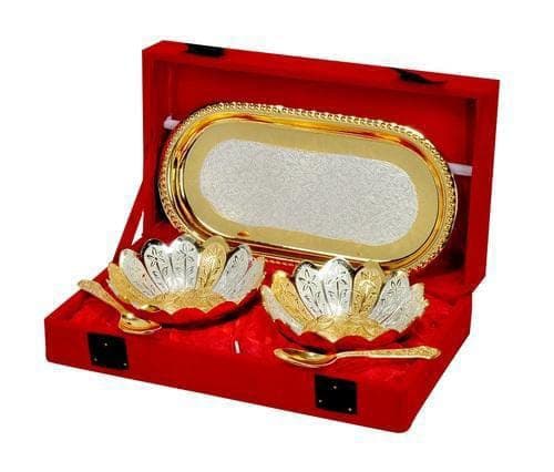 German Silver Lotus-Shaped Bowl