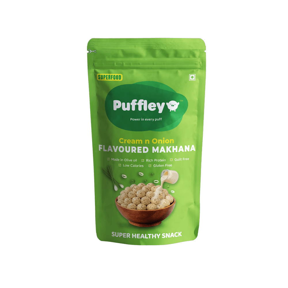Cream & Onion Flavoured Makhana(Fox Nut)