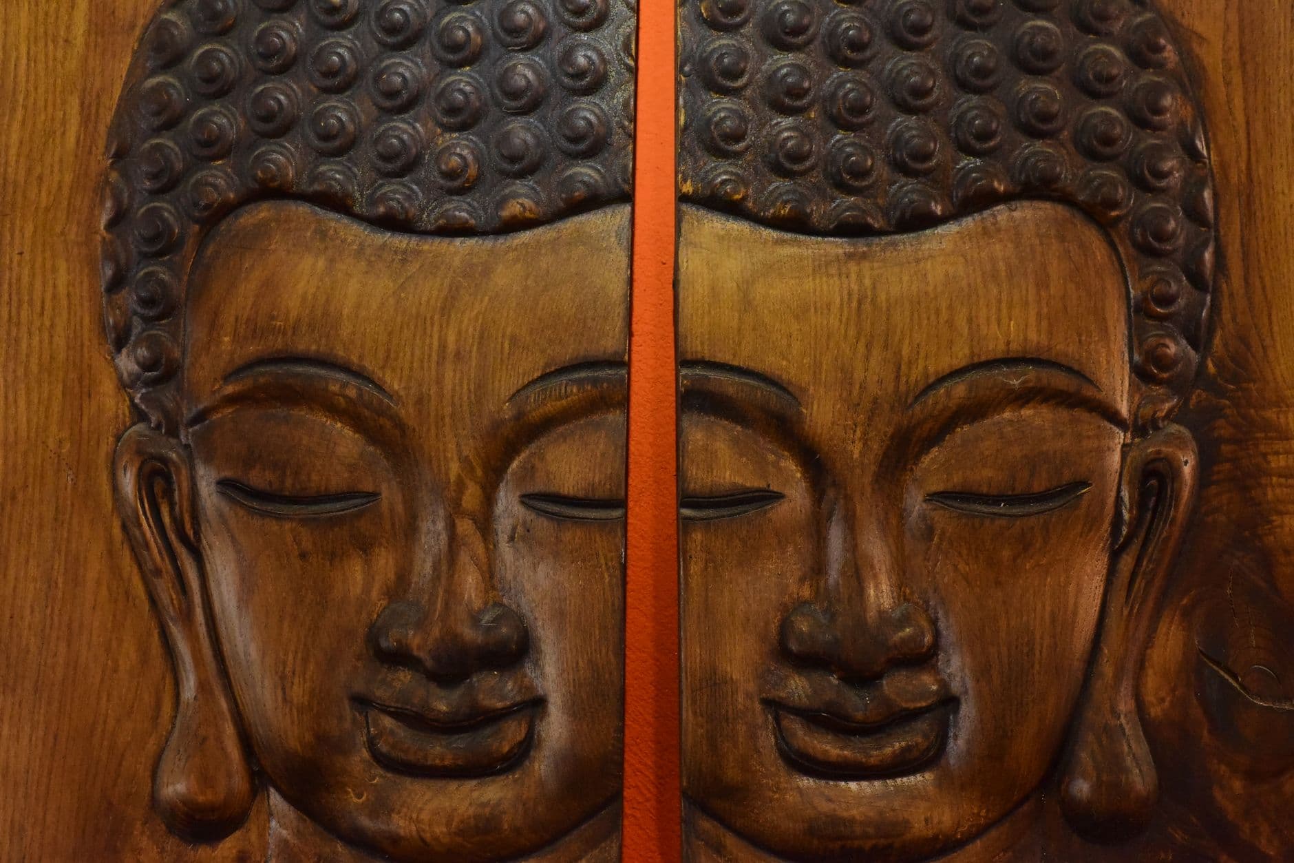 Wooden Buddha Sculpture