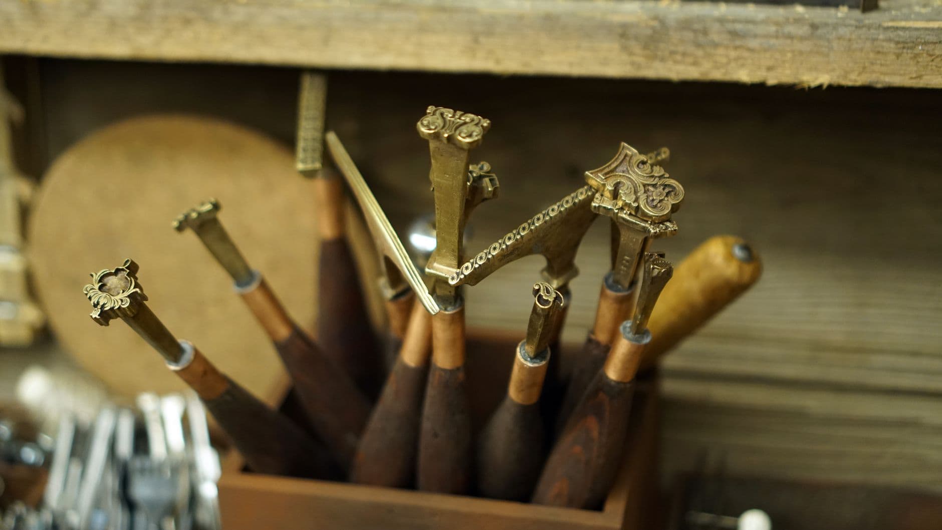 Wooden Brass Fitted Handicrafts