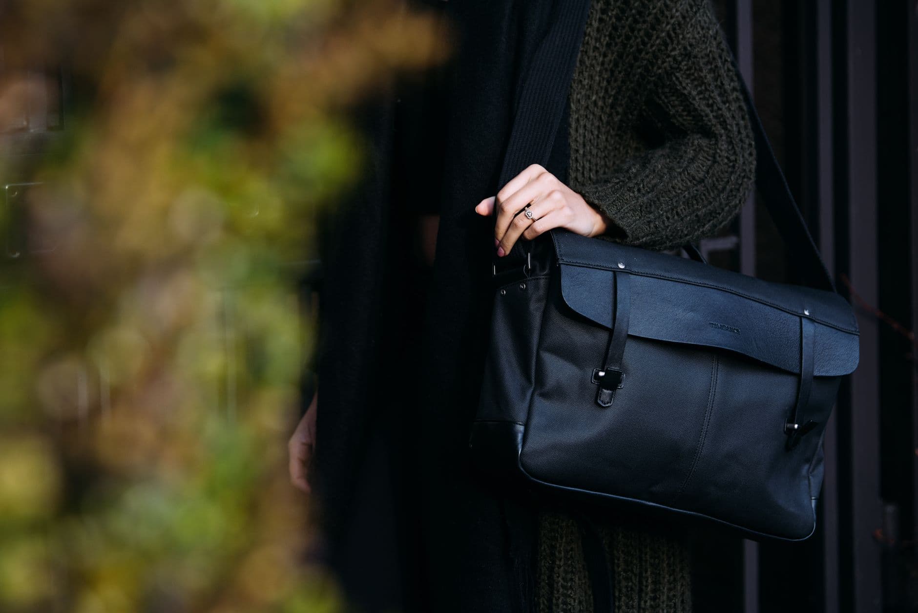 Vintage Handcrafted Leather Messenger Bag