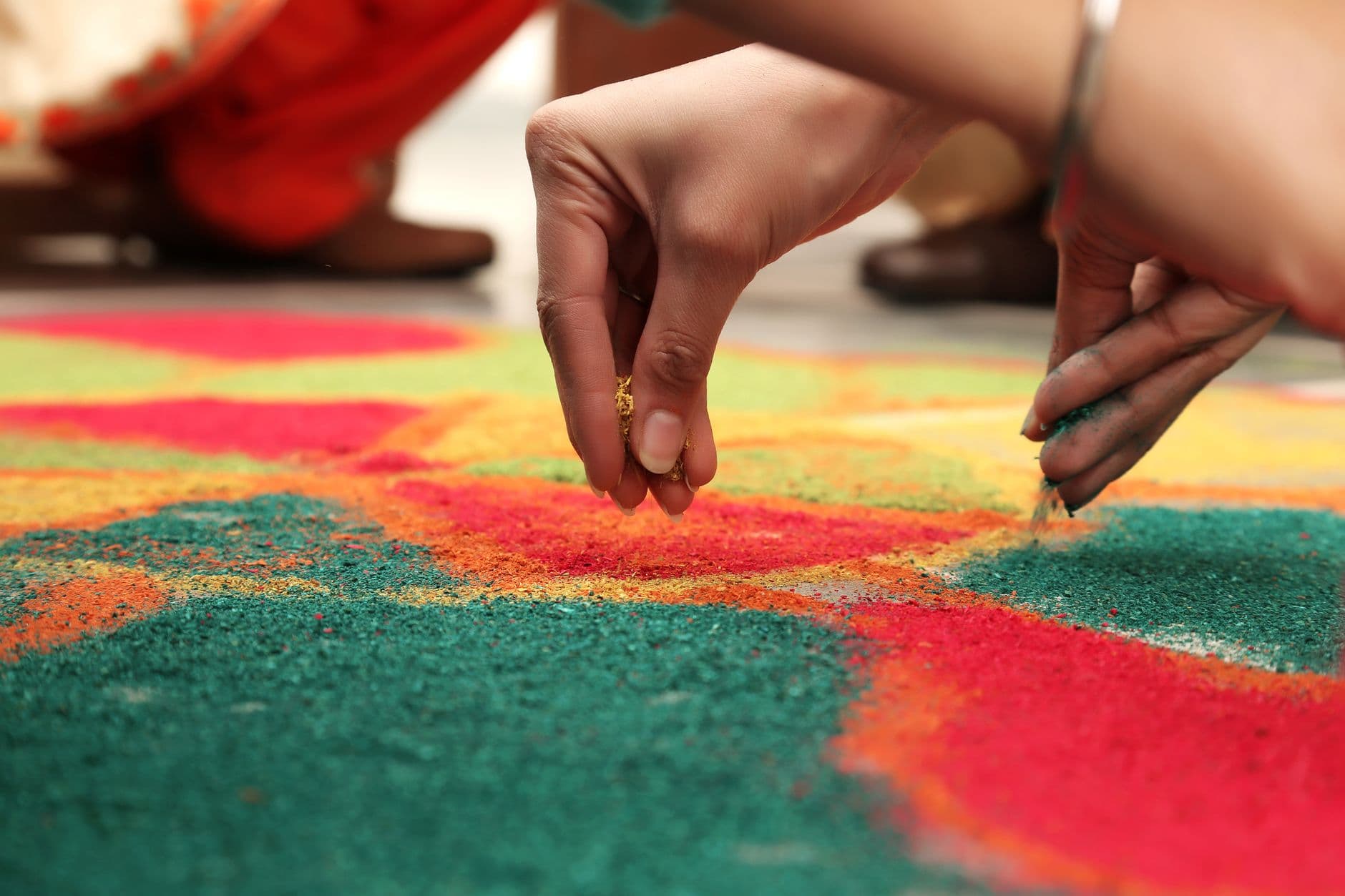 Rangoli Kit – Set of 9 Rangoli Colours