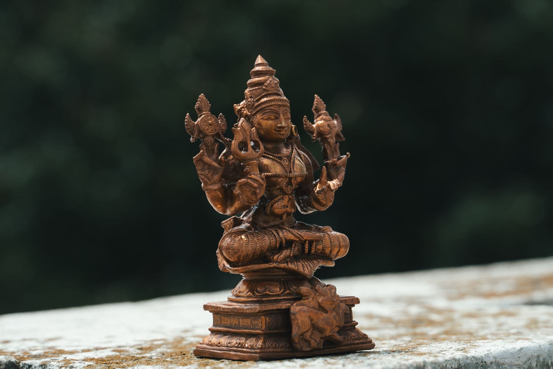 Handcrafted Brass Laxmi Statue