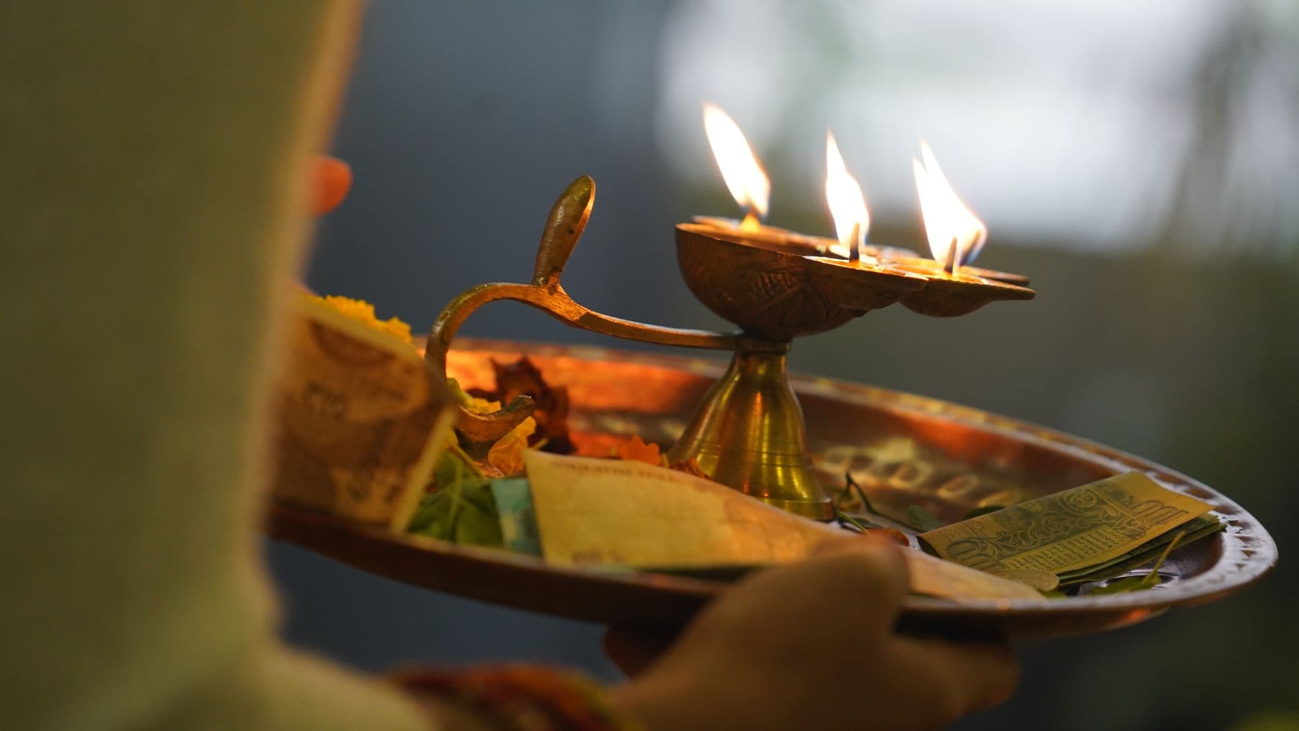 Traditional Brass Diya