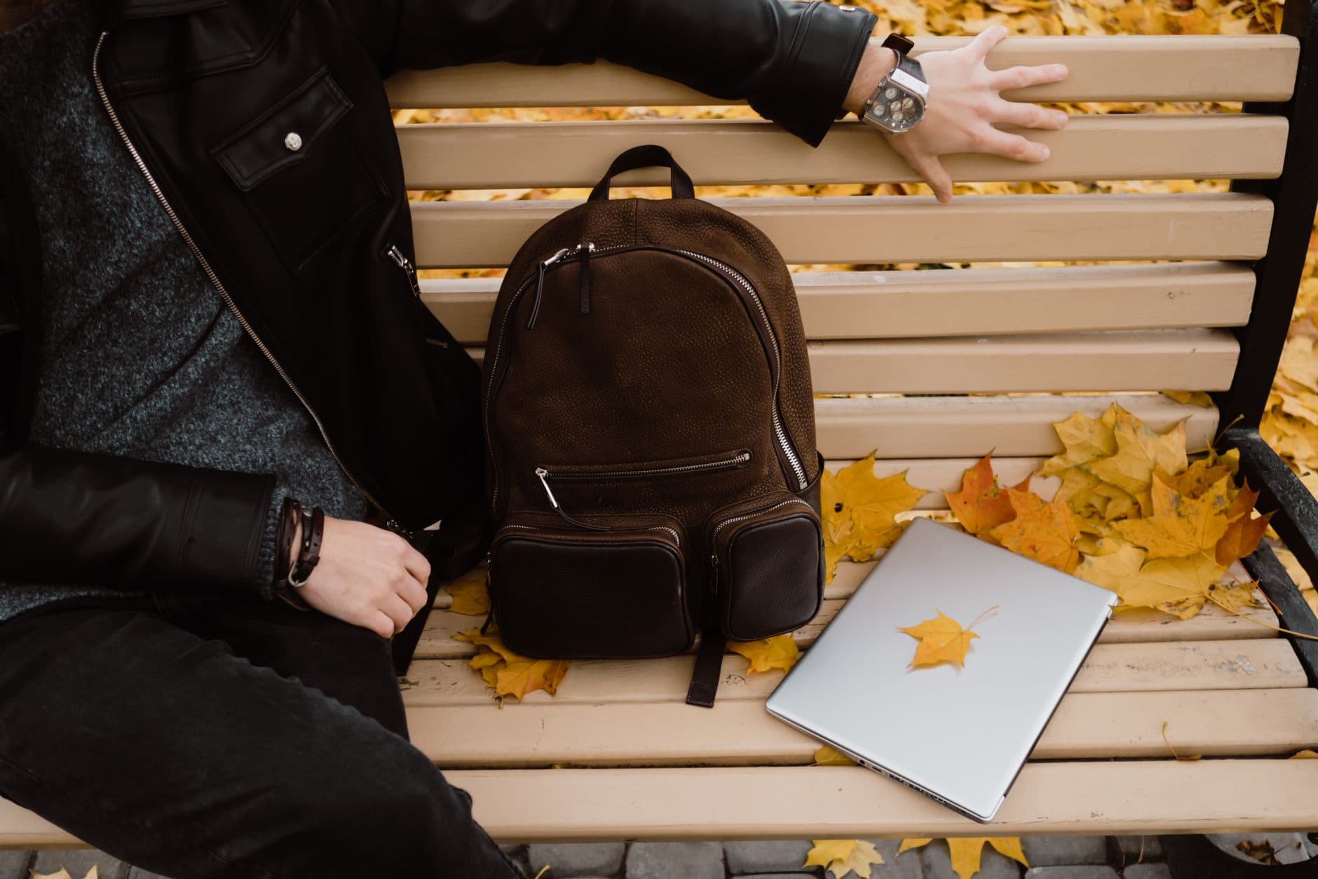 Leather Backpack