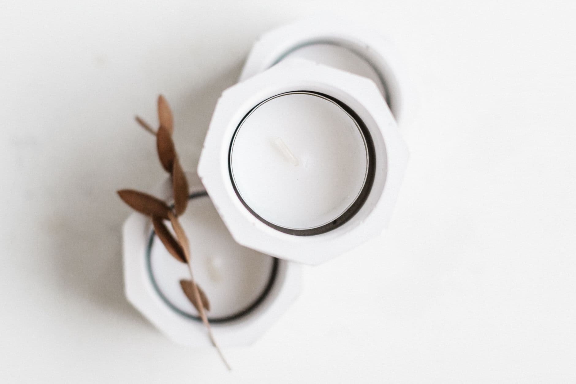 Hollow Hexagon Candle