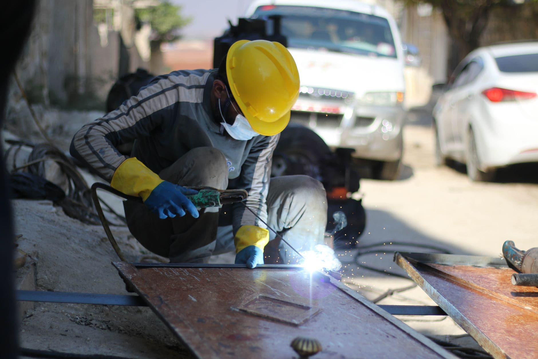 Safety Helmet with Visor