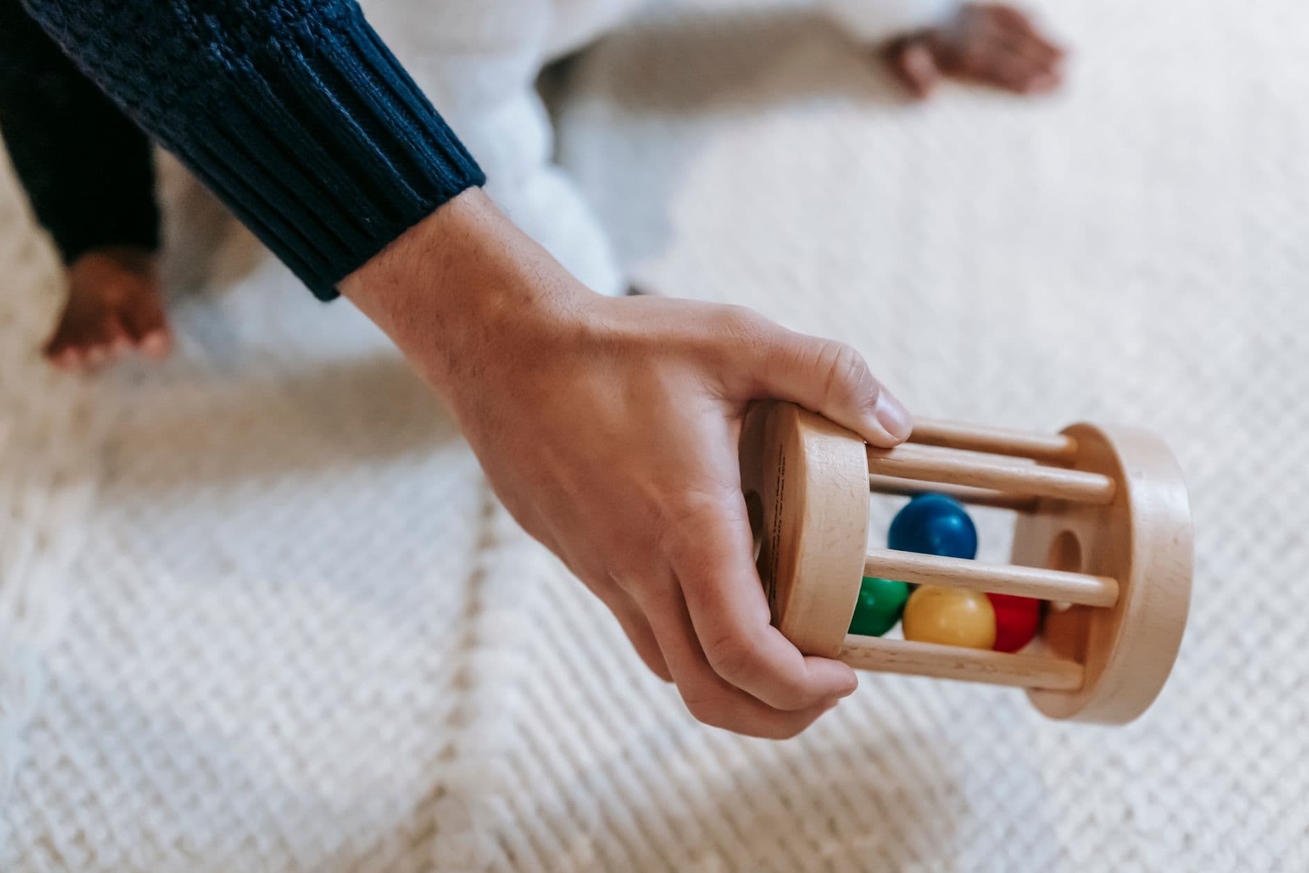 Wooden Baby Rattle
