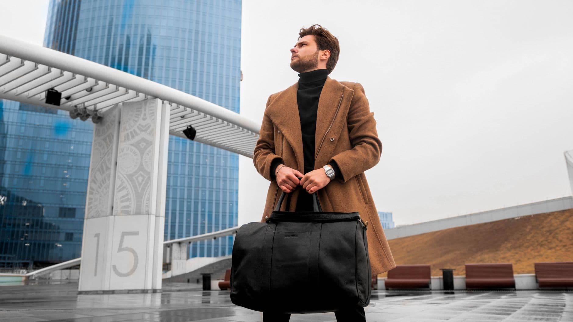 Gangnam 02 Leather Duffel Bag