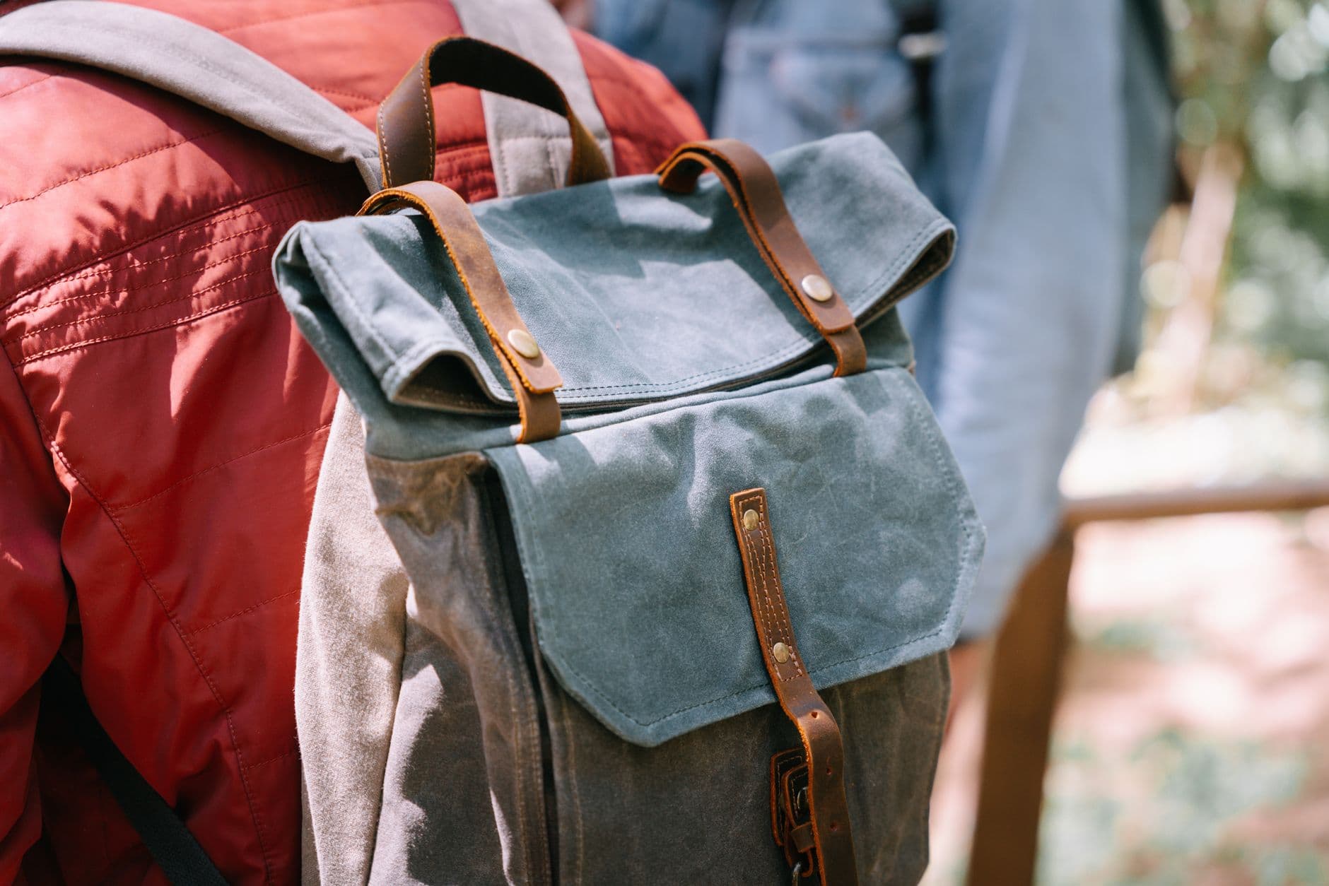 Leather Travel Backpack