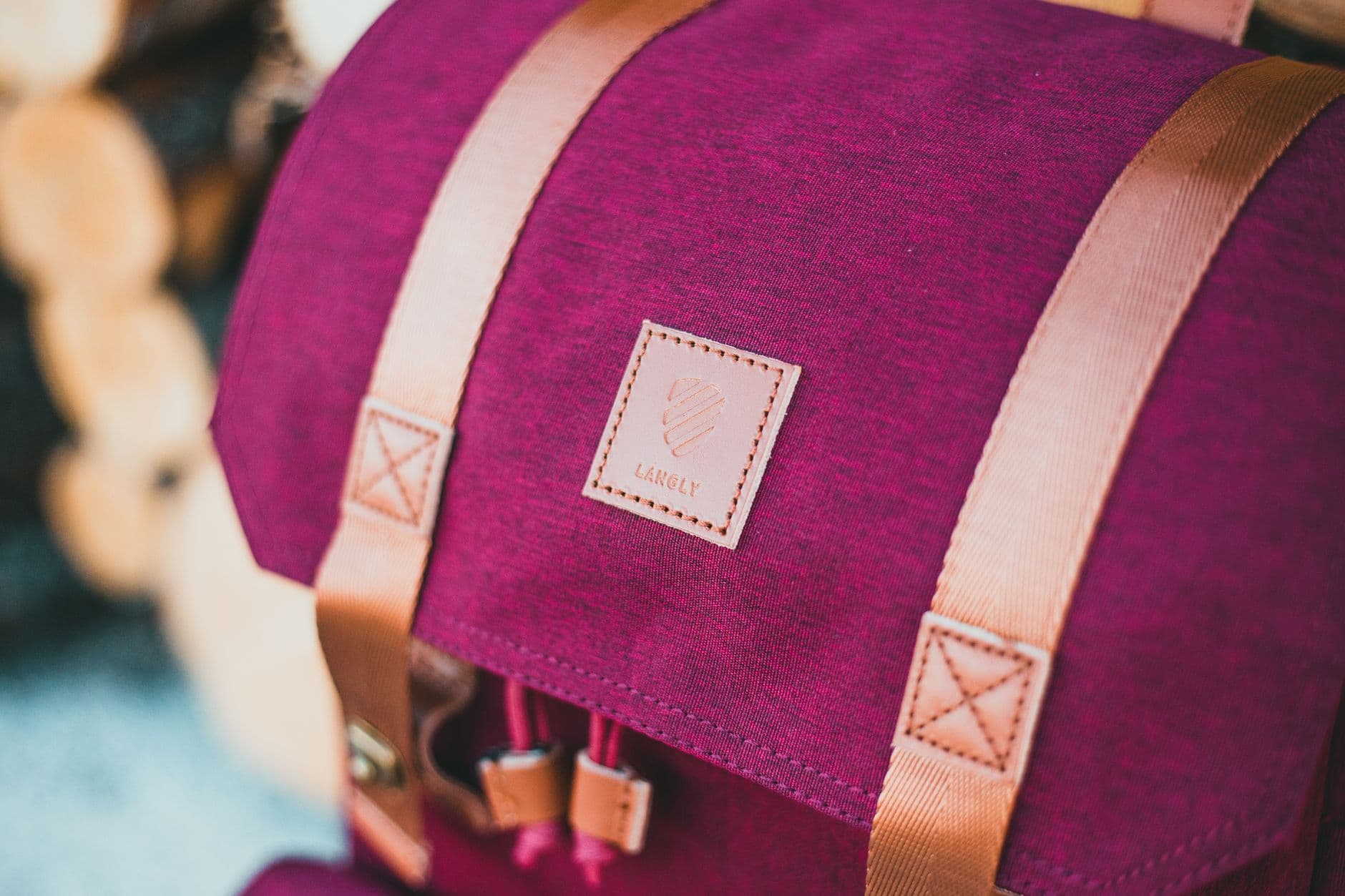 Woven Fabric Travel Backpack