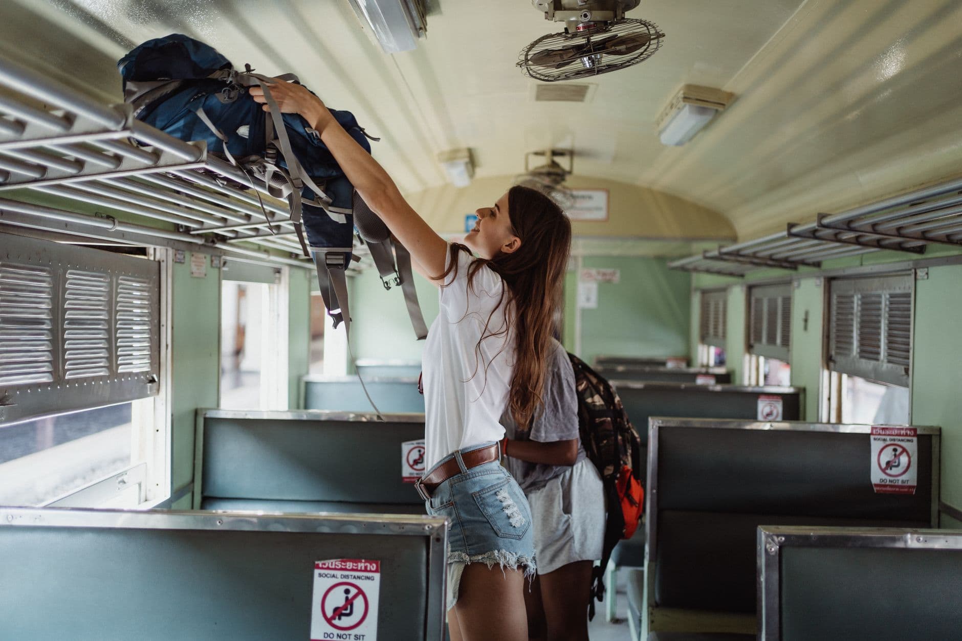 Multi-Compartment Travel Backpack